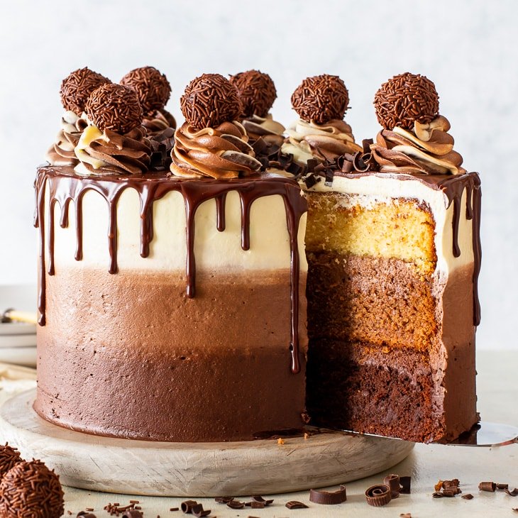 Image for The Most Epic Triple Chocolate Cake