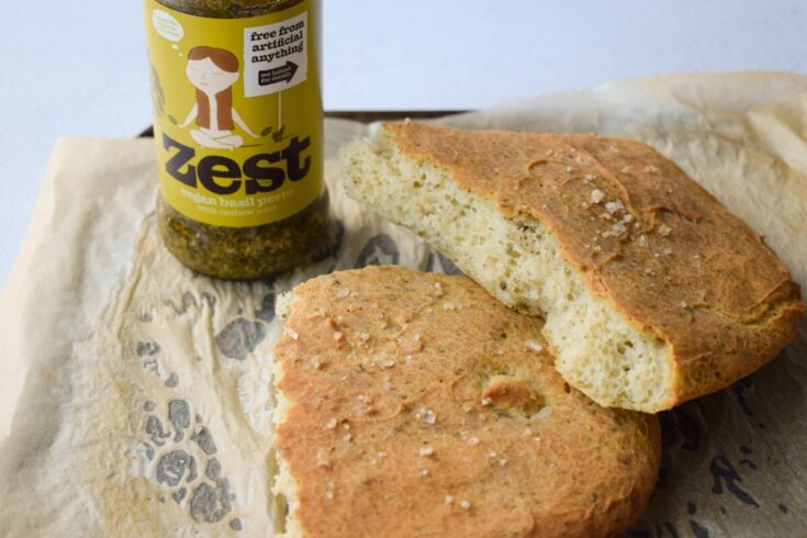 Image for Gluten free Pesto Focaccia bread recipe