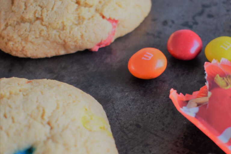 Peanut Butter M&M Cookies (Gluten free)