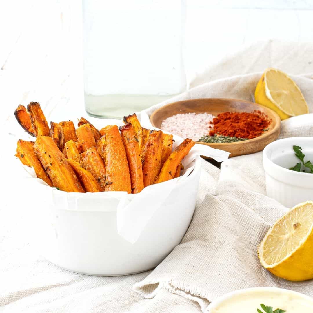 Image for Spicy Air Fried Carrots