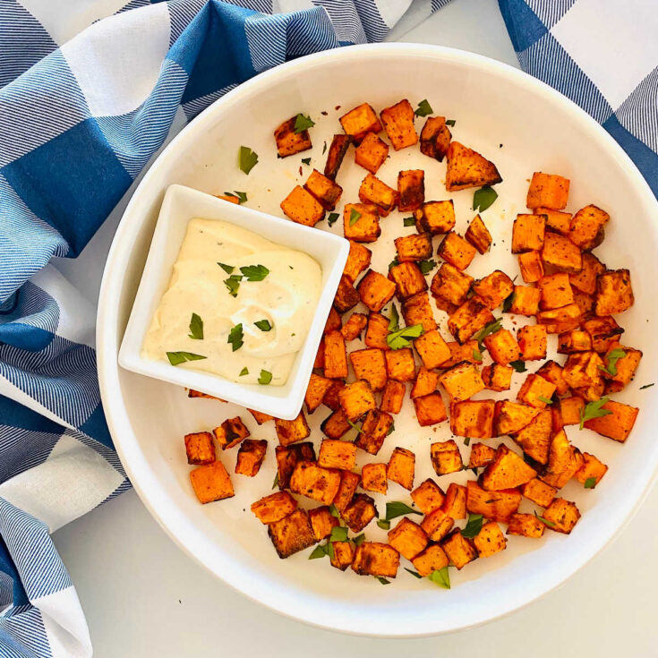 Image for Air Fryer Sweet Potato Cubes