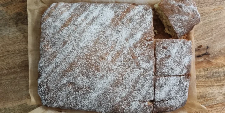 Image for Gluten Free Banana and walnut traybake